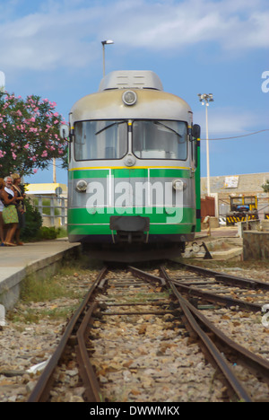 "Treno Verde" Touristenzug Sardinien. Italien Stockfoto