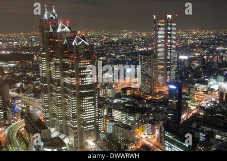 Wolkenkratzer in Shinjuku, Tokyo, Japan Stockfoto