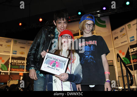 Austin, Texas, USA. 12. März 2014. Die Band verbleibende Kind erhält beste u-18-Band Award bei den Austin Music Awards während SXSW am 12. März 2014 in Austin, Texas - USA. Bildnachweis: Manuel Nauta/NurPhoto/ZUMAPRESS.com/Alamy Live-Nachrichten Stockfoto