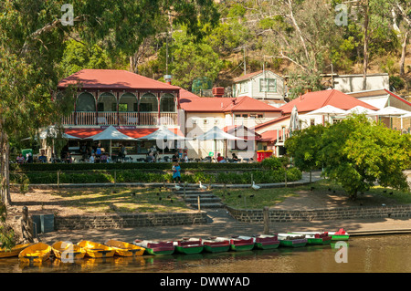 Studley Park Bootshaus, Kew, Melbourne, Victoria, Australien Stockfoto