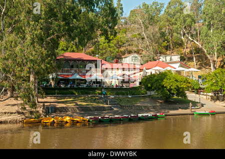 Studley Park Bootshaus, Kew, Melbourne, Victoria, Australien Stockfoto