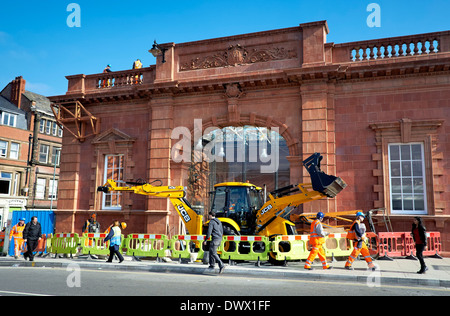 Nottingham Midland Railway station England uk in der Endphase einer Restaurierung Programm 2014 Stockfoto