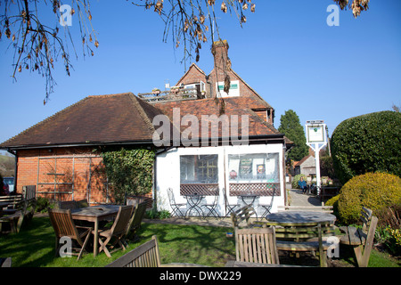 Die Frog Pub und Restaurant in Skirmett in Buckinghamshire - UK Stockfoto