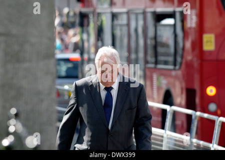 Chris Patten [Baron Patten of Barnes] ehemaliger britischer Parlamentsabgeordneter und Gouverneur von Hong Kong Stockfoto