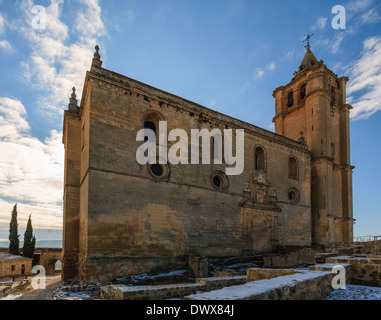 Das 16. Jahrhundert Str. Marys Kirche Alcalá la Real. Jaén, Andalusien, Spanien Stockfoto