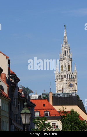 Deutschland, Bayern, München, Neues Rathaus, neue Rathausturm Stockfoto