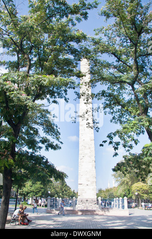 Der Obelisk des Theodosius; Das Hippodrom von Konstantinopel, Istanbul Stockfoto