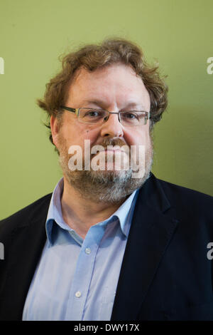 Leipzig, Deutschland. 13. März 2014. Schriftsteller Juergen Kaube auf der Buchmesse in Leipzig, Deutschland, 13. März 2014. Foto: Arno Burgi/Dpa/Alamy Live-Nachrichten Stockfoto