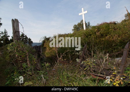 Urbeis, Frankreich, Gedenkstätte des Lingekopfes Stockfoto