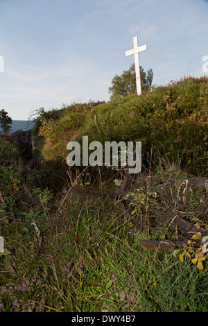 Urbeis, Frankreich, Gedenkstätte des Lingekopfes Stockfoto