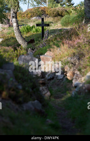 Urbeis, Frankreich, Gedenkstätte des Lingekopfes Stockfoto