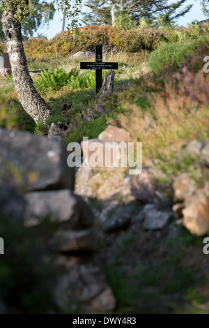 Urbeis, Frankreich, Gedenkstätte des Lingekopfes Stockfoto