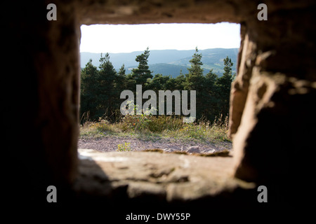 Urbeis, Frankreich, Gedenkstätte des Lingekopfes Stockfoto