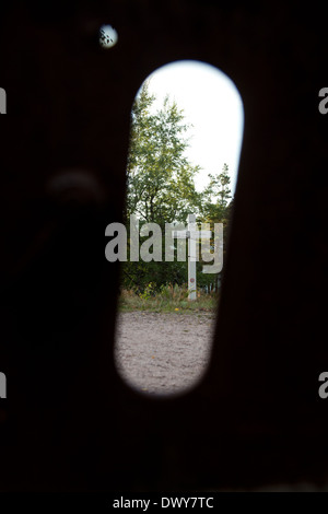 Urbeis, Frankreich, Gedenkstätte des Lingekopfes Stockfoto