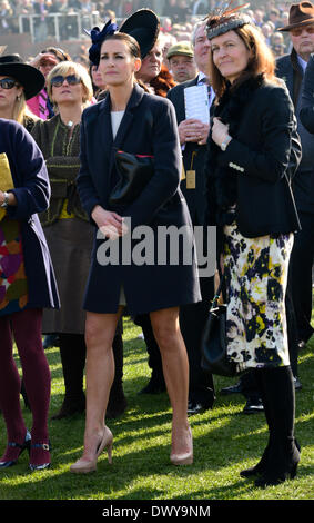 Cheltenham, Gloucestershire, UK. 14. März 2014. Kirsty Gallacher Cheltenham Gold Cup Festivals 2014, Tag 4, The Cheltenham Gold Cup. Bildnachweis: Jules Annan/Alamy Live News Stockfoto