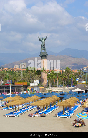 Strand Puerto Banus, Marbella Stockfoto