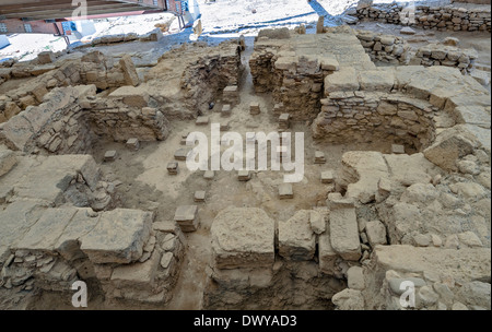 Ruinen des Eustolios Haus an antike Stadt Kourion auf Zypern Stockfoto