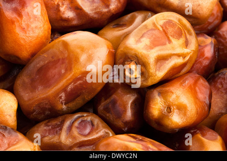 Termine-Obst-Makro Stockfoto