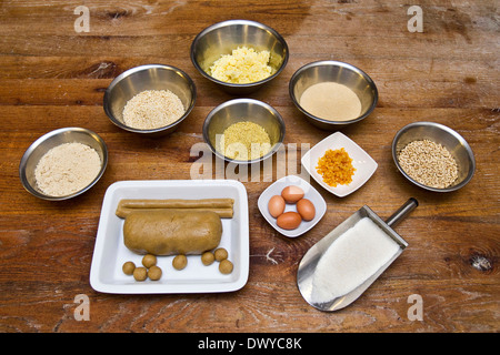 Zutaten für das Kochen Stockfoto