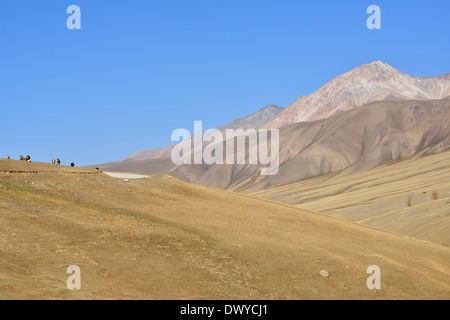 Landschaft von Song Kol See, Tien-Shan-Gebirge, Kirgisistan Stockfoto