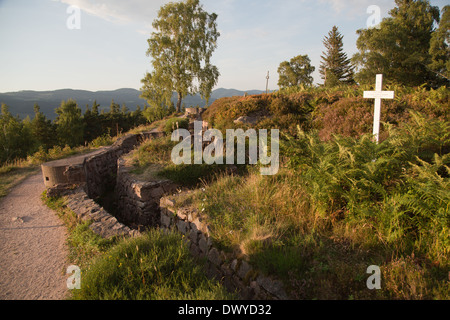 Urbeis, Frankreich, Gedenkstätte des Lingekopfes Stockfoto
