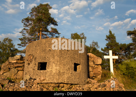 Urbeis, Frankreich, Gedenkstätte des Lingekopfes Stockfoto