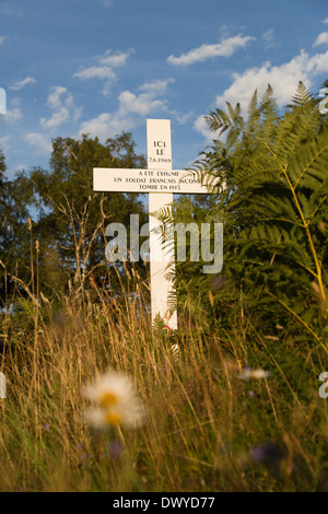 Urbeis, Frankreich, Gedenkstätte des Lingekopfes Stockfoto