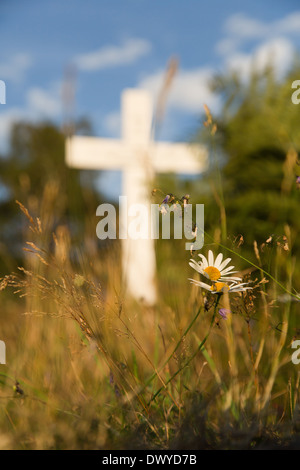 Urbeis, Frankreich, Gedenkstätte des Lingekopfes Stockfoto