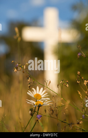 Urbeis, Frankreich, Gedenkstätte des Lingekopfes Stockfoto