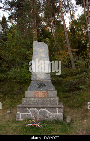 Urbeis, Frankreich, Gedenkstätte des Lingekopfes Stockfoto