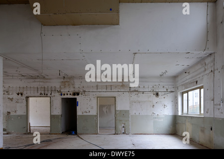 Berlin, Deutschland, innen das Gebäude einer verlassenen Stockfoto