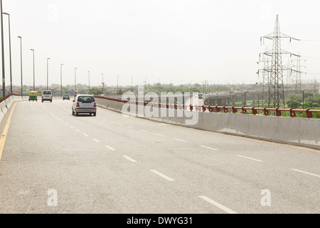 Indische Autobahn-Überführung Stockfoto