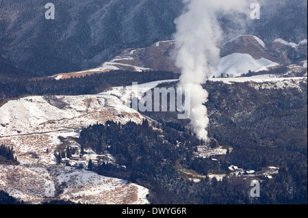 Mount Aso, Aso, Kumamoto Präfektur, Japan Stockfoto