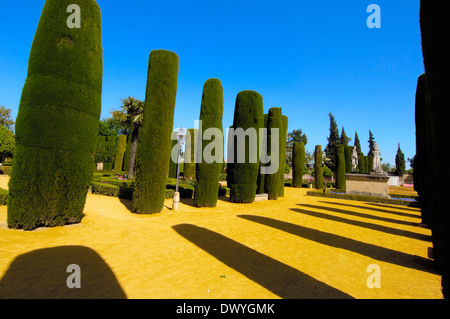 Alcazar de Los Reyes Cristianos, Cordoba Stockfoto