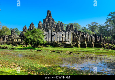 Bayon Tempel (Prasat Bayon) in Angkor Thom Stockfoto