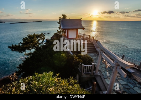 Watatsumi Schrein, Katsurahama park, Kochi, Kochi Präfektur, Japan Stockfoto