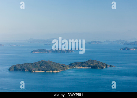 Insel im Seto-Binnenmeer, Iwakuni,-Yamaguchi-Präfektur, Japan Stockfoto