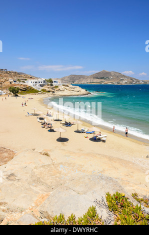 Piperi Beach in der Nähe von Naoussa, Insel Paros, Griechenland Stockfoto