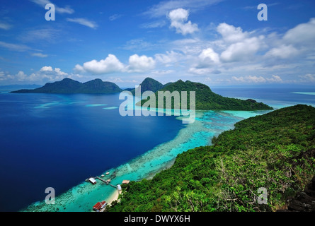 Malaysia Sabah Borneo szenische Ansicht Stockfoto