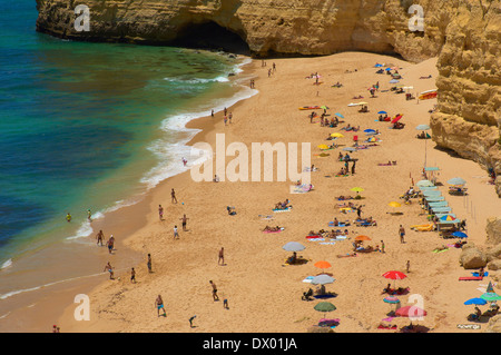 Praia Vale de Centeanes, Carvoeiro Stockfoto