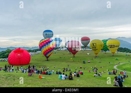 Internationalen Hot Air Ballonfestival, Taitung, Taiwan Stockfoto