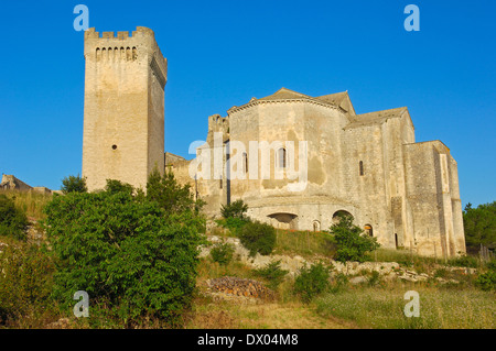 Montmajour Abtei, Arles Stockfoto