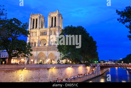 Notre Dame de Paris, France Stockfoto