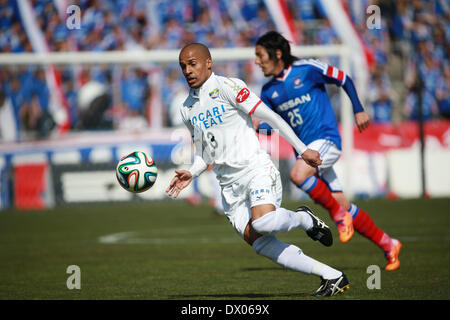 NHK Spring Mitsuzawa Fußballstadion, Kanagawa, Japan. 15. März 2014. Alex (Vortis), 15. März 2014 - Fußball: 2014 J.League Division 1, zwischen Yokohama F Marinos 3-0 Tokushima Vortis im NHK Spring Mitsuzawa Fußballstadion, Kanagawa, Japan. Bildnachweis: Jun Tsukida/AFLO SPORT/Alamy Live-Nachrichten Stockfoto