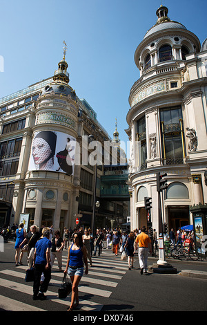 Das Kaufhaus Printemps in Paris, Frankreich Stockfoto