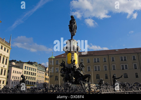 Rathausplatz, Augsburg Stockfoto