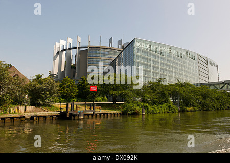 Europäischen Parlament in Straßburg, Frankreich Stockfoto