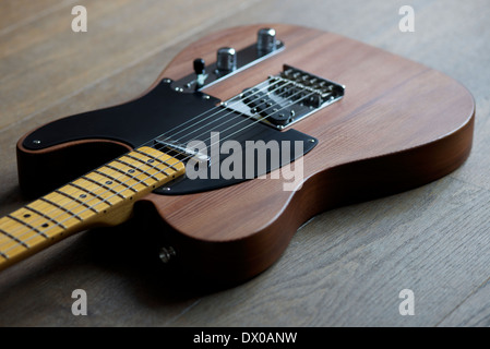 E-Gitarre - Fender Telecaster "Old Growth". Stockfoto