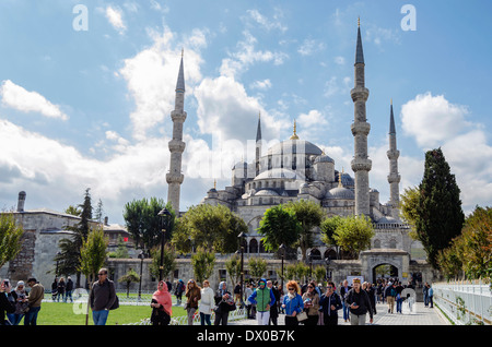 Blaue Moschee in Istanbul, Türkei Stockfoto