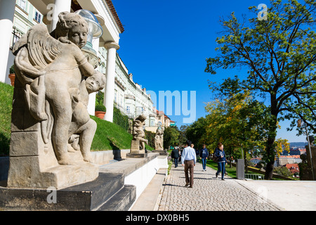 Prag, Hradschin Burg Gärten Stockfoto